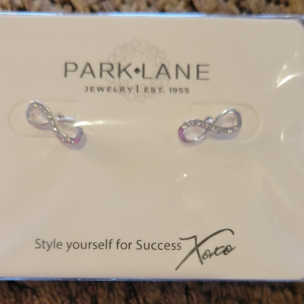 Park Lane Silver Infinity Earrings